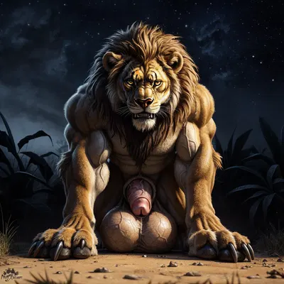 animal genitalia, balls, big balls, fangs