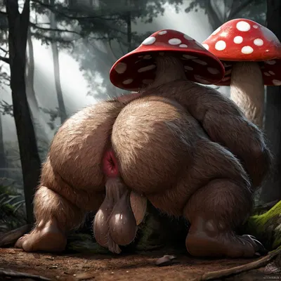 anus, bodily fluids, butt, fungus