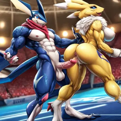 bandai namco, digimon created by hellapoc