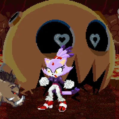 blaze the cat, the deadly six, zeena (project x love potion disaster, sega) created by mykiio