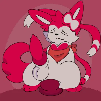 cherrysylveon (recon) (nintendo, pokemon) created by strawberryvixen