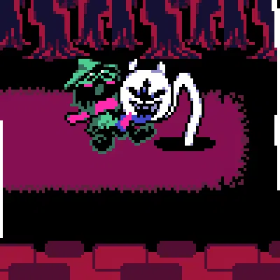 clover (deltarune), kris dreemurr, ralsei (deltarune, european mythology) created by thatguynamedjoe