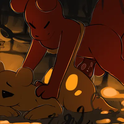 hunter (rain world) (rain world, videocult) created by doeboi, epilepsy warning