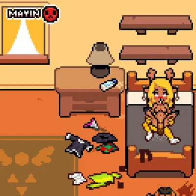 kris dreemurr, noelle holiday (deltarune, undertale) created by mayin