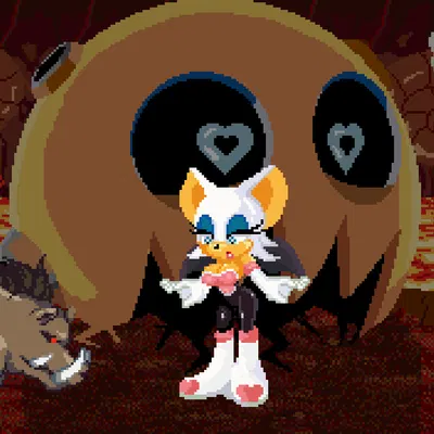 rouge the bat, the deadly six, zeena (project x love potion disaster, sega) created by mykiio