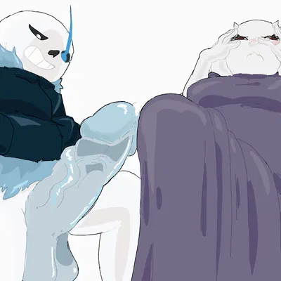 sans (undertale), toriel (undertale (series)) created by rabur3su