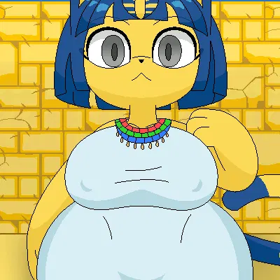 ankha (animal crossing) (animal crossing, nintendo) created by milkis2000