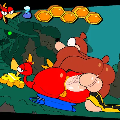 banjo (banjo-kazooie), kazooie (banjo-kazooie, rareware) created by superiorfox