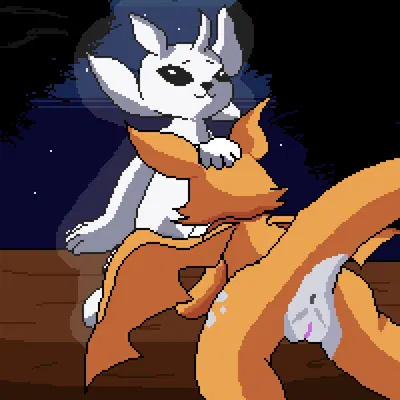 fidget (elysian tail), ori (ori) (dust: an elysian tail, microsoft) created by lawealewd