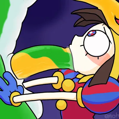 gummigoo (tadc), pomni (tadc) (glitch productions, the amazing digital circus) created by emote-o