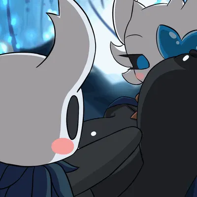 lampy (azura inalis), the knight (hollow knight) (hollow knight (franchise), team cherry) created by woebeeme