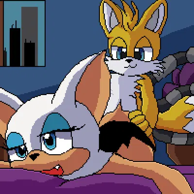 miles prower, rouge the bat, tails nine (netflix, sega) created by lawealewd