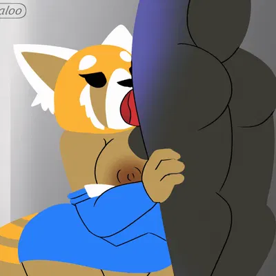 retsuko, wolfbaloo (character) (aggretsuko, sanrio) created by wolfbaloo