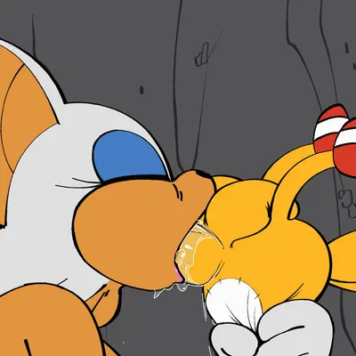 rouge the bat, tails doll (sega, sonic the hedgehog (series)) created by kindaprudish