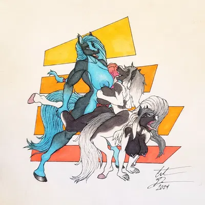 akeno (itsnafulol), savannah (garrison1720), sierra (garrison1720) created by bikerboyart