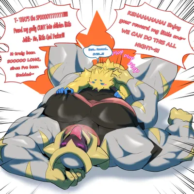 alvin (mels monster), mephos (mels monster) (nintendo, pokemon) created by mels monster