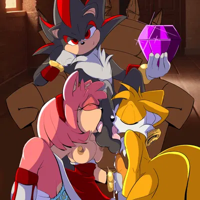 amy rose, miles prower, shadow the hedgehog (sega, sonic the hedgehog (series)) created by bleuhare