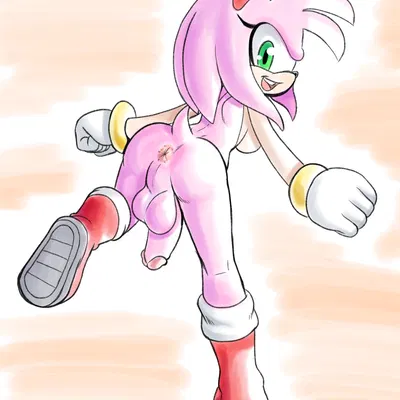 amy rose (sega, sonic the hedgehog (series)) created by fourssss
