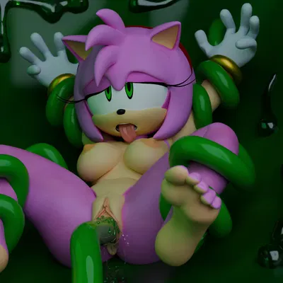 amy rose (sega, sonic the hedgehog (series)) created by twintails3d