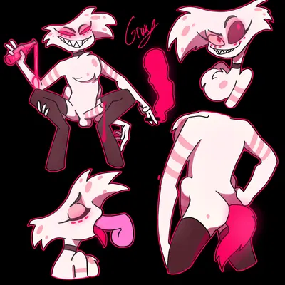 angel dust (hazbin hotel, hellaverse) created by snarrl