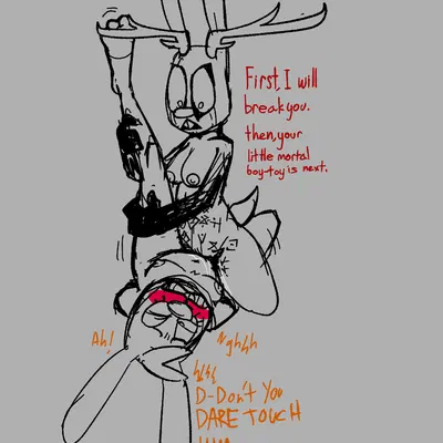 angel gabby, demon lucy (angel hare, the east patch)