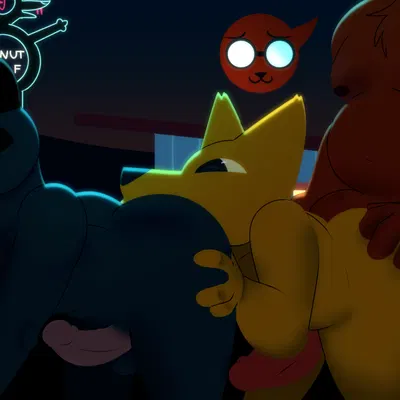 angus delaney, germ warfare (nitw), gregg lee (night in the woods) created by wolfbaloo