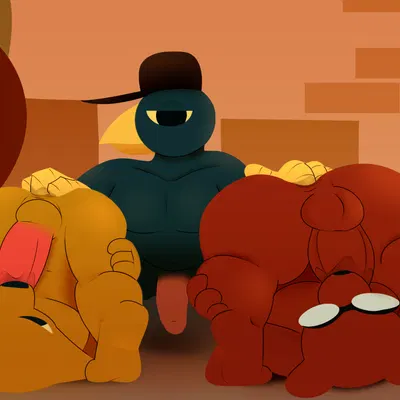 angus delaney, germ warfare (nitw), gregg lee (night in the woods) created by wolfbaloo