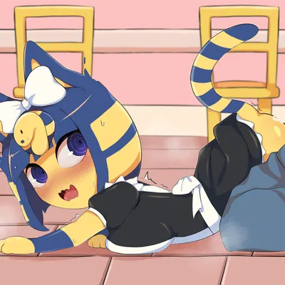 ankha (animal crossing) (animal crossing, nintendo) created by 100naru