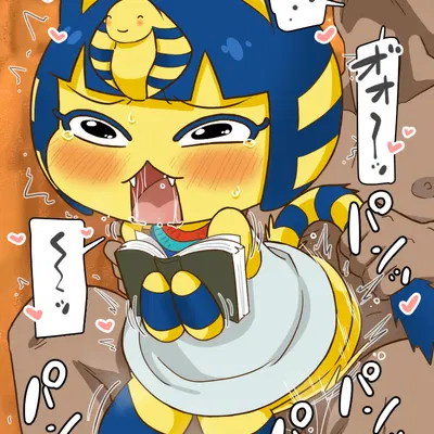 ankha (animal crossing) (animal crossing, nintendo) created by ketsumoa