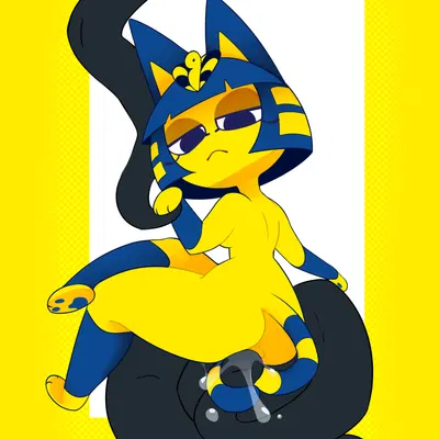 ankha (animal crossing) (animal crossing, nintendo) created by negasimon