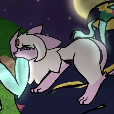 anna (livingfox66), veno (poisonedcherry) (nintendo, pokemon) created by poisonedcherry (artist)