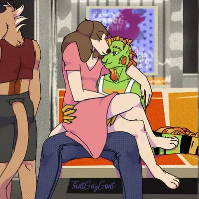 anonymous character, aspen (thatgaygoat), background character created by thatgaygoat