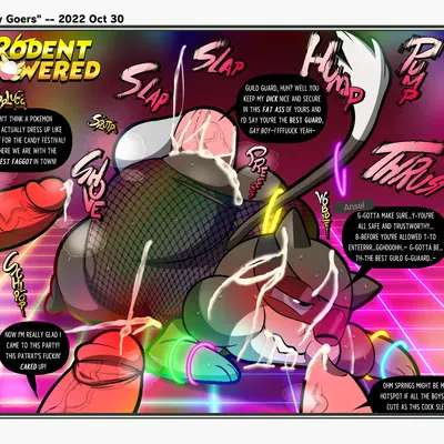 ansel (rodent powered) (nintendo, pokemon) created by softestpuffss