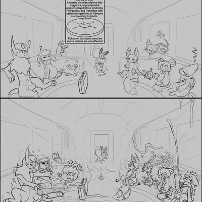 artemis the absol, fan character, luna the eevee (nintendo, pokemon) created by rymherdier