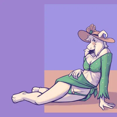 asriel dreemurr (deltarune, undertale) created by dracozhilla