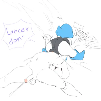 asriel dreemurr, lancer (deltarune) (deltarune, undertale) created by kinkykong