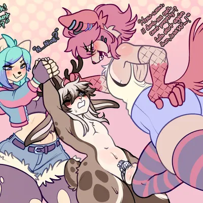 aster faye, shiori (kurus), yumi (kurus) created by xstupid furryx