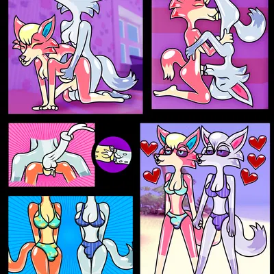 audie (animal crossing), whitney (animal crossing) (animal crossing, nintendo) created by vulpivoid