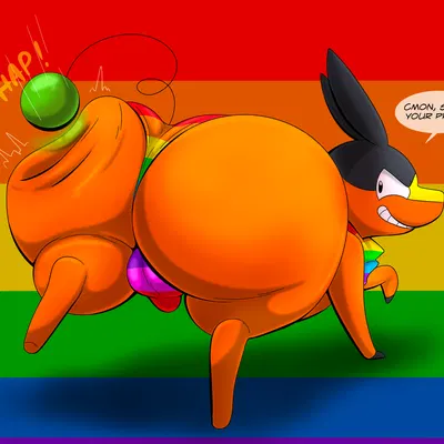 axel the tepig (lgbt pride month, nintendo) created by tepigfan101