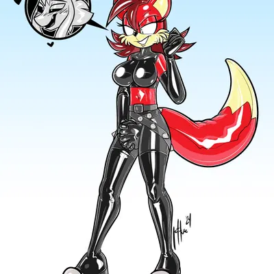 azimuth leightyx, fiona fox (archie comics, sega) created by lettuce (artist)