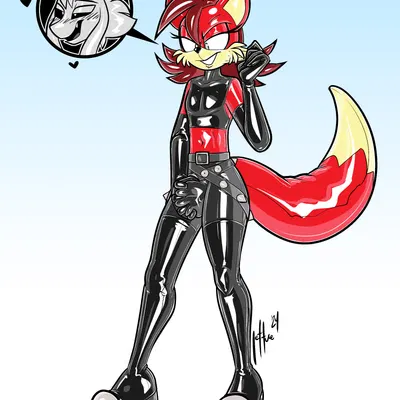 azimuth leightyx, fiona fox (archie comics, sega) created by lettuce (artist)