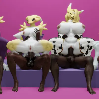 bandai namco, digimon created by schwarzelencre