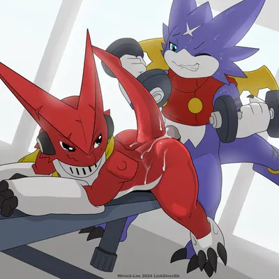 bandai namco, digimon created by winick-lim