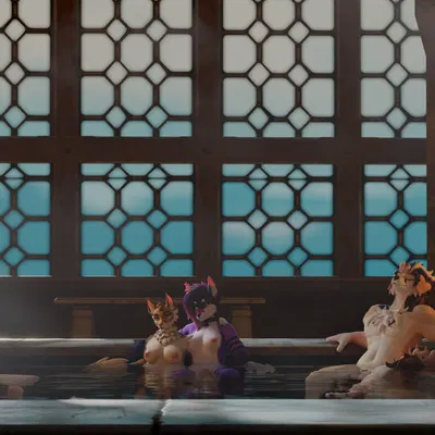 bardic (bardicrj), fany (foxdee), flare (flarevrc) (mythology) created by itsjag