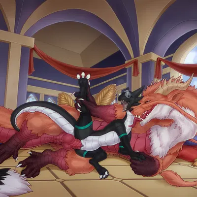 bastiel (character), draixen (scaledfox) (mythology) created by dirtyfox911911