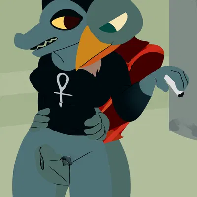 bea santello, janitor (nitw) (night in the woods) created by wolfbaloo