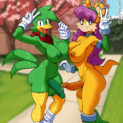 bean the dynamite, mina mongoose (archie comics, sega) created by justtaylor