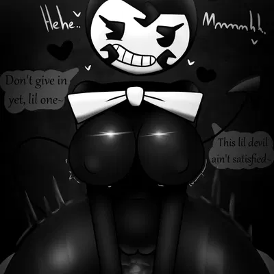 bendy the dancing demon (bendy and the ink machine, patreon) created by beanontoast