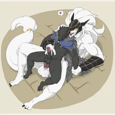 blaidd (elden ring), maliketh (elden ring) (elden ring, fromsoftware) created by zerofox1000