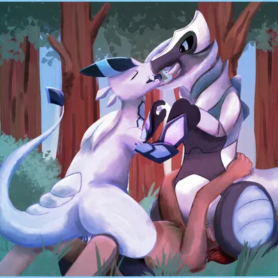 blake rothenberg, diamond hakamo-o, rina (lemonsausagedragon) (nintendo, pokemon) created by screamoshaymin